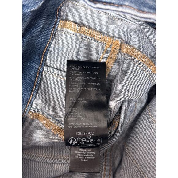 Free People Jayde Jeans 29 Womens High Rise Retro Flare Medium Wash - Picture 7 of 7